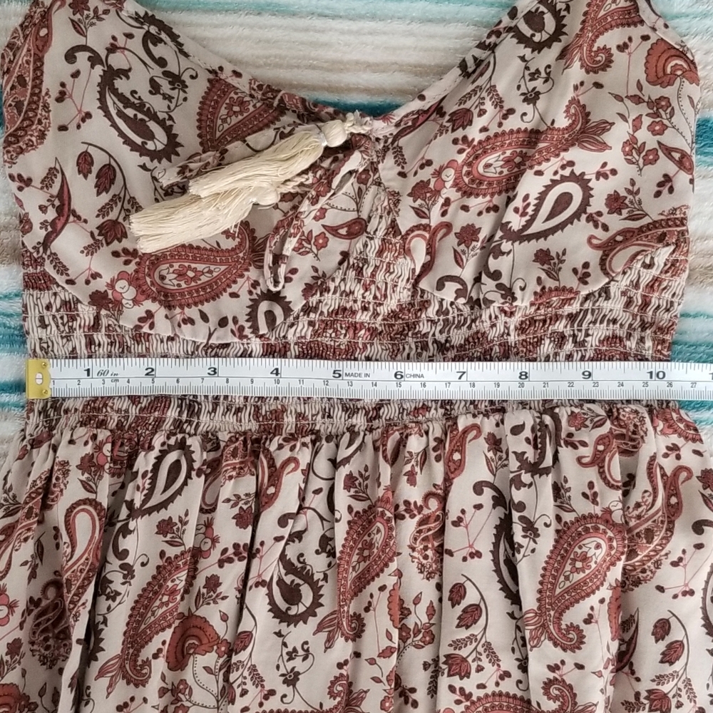 Vine and Valley v-neck spaghetti strap high low dress size Medium - Picture 9 of 10